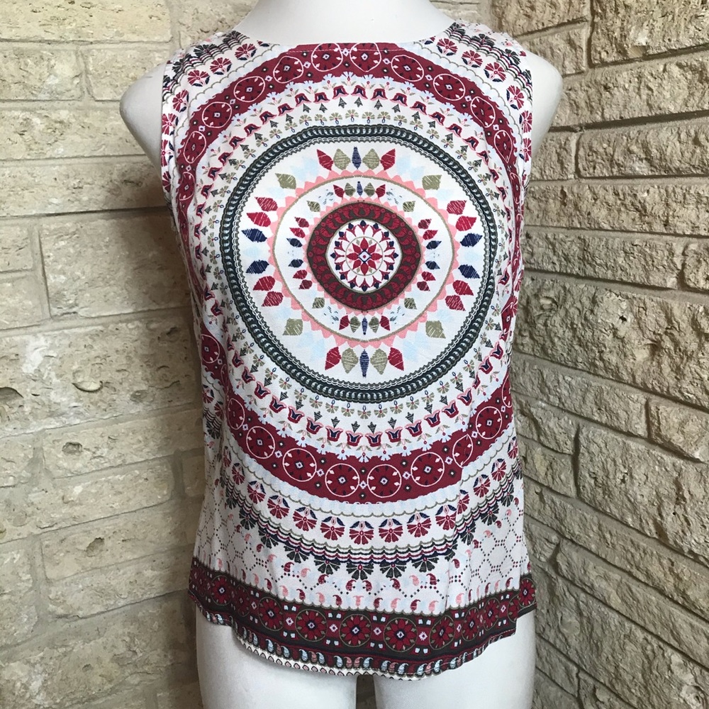 Renee C printed sleeveless top